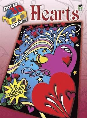 bokomslag 3-D Coloring Book - Hearts