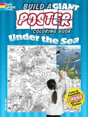 bokomslag Build a Giant Poster Coloring Book--Under the Sea