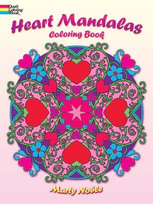 Marty Noble - Heart Mandalas Coloring Book, Häftad