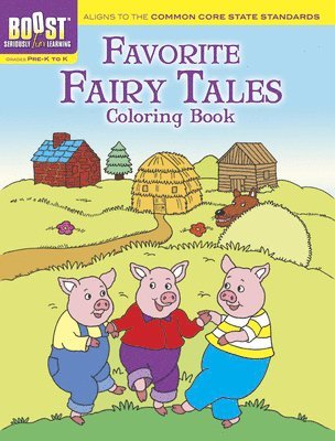 bokomslag Boost Favorite Fairy Tales Coloring Book