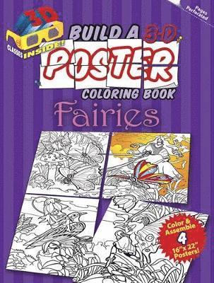 Build a 3-D Poster Coloring Book - Fairies 1