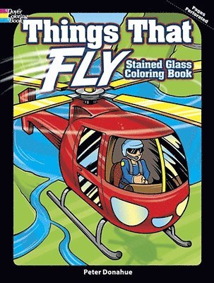 Things That Fly Stained Glass Coloring Book