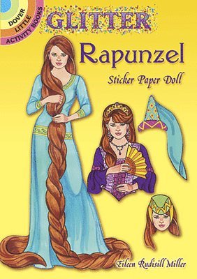 bokomslag Glitter Rapunzel Sticker Paper Doll