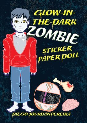 Glow-in-the-Dark Zombie Sticker Paper Doll 1