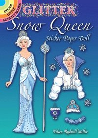 bokomslag Glitter Snow Queen Sticker Paper Doll