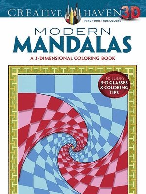 bokomslag Creative Haven 3-D Modern Mandalas Coloring Book