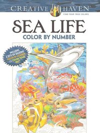 bokomslag Creative Haven Sea Life Color by Number Coloring Book