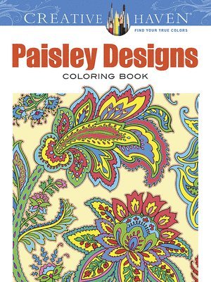 Creative Haven Paisley Designs Collection Coloring Book 1