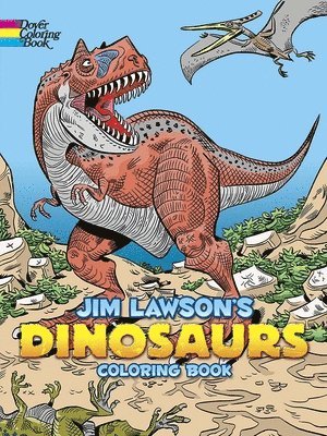 bokomslag Jim Lawson's Dinosaurs Coloring Book