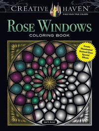bokomslag Creative Haven Rose Windows Coloring Book