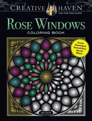 Creative Haven Rose Windows Coloring Book 1