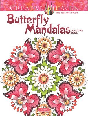 bokomslag Creative Haven Butterfly Mandalas Coloring Book