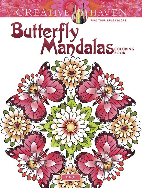 Creative Haven Butterfly Mandalas Coloring Book 1