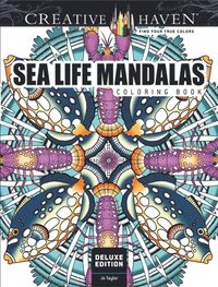 bokomslag Creative Haven Deluxe Edition Sea Life Mandalas Coloring Book