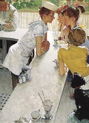 Norman Rockwell - Norman Rockwell's Soda Jerk Notebook, Häftad