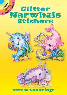 Glitter Narwhals Stickers 1