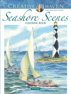 Creative Haven Seashore Scenes Coloring Book 1