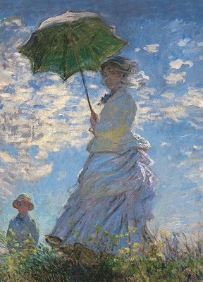 Woman with a Parasol Notebook 1