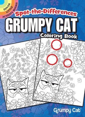 Spot-The-Differences Grumpy Cat Coloring Book 1