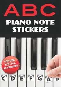 bokomslag A B C Piano Note Stickers