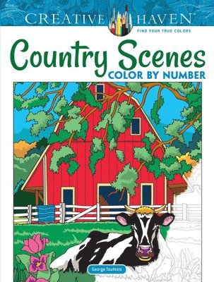 Creative Haven Country Scenes Color by Number 1