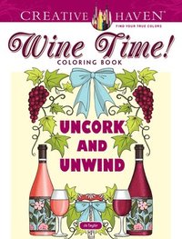 bokomslag Creative Haven Wine Time! Coloring Book