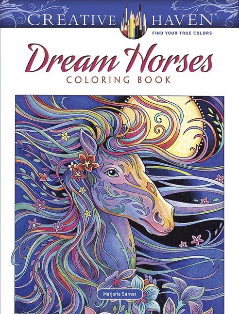 Creative Haven Dream Horses Coloring Book 1