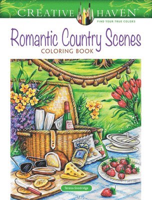 Creative Haven Romantic Country Scenes Coloring Book 1