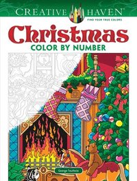 bokomslag Creative Haven Christmas Color by Number
