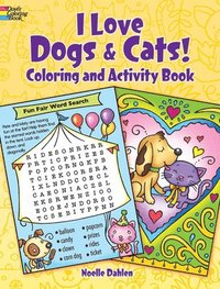 bokomslag I Love Dogs & Cats! Activity & Coloring Book