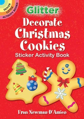 Glitter Decorate Christmas Cookies Sticker Activity Book 1