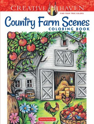 Creative Haven Country Farm Scenes Coloring Book 1