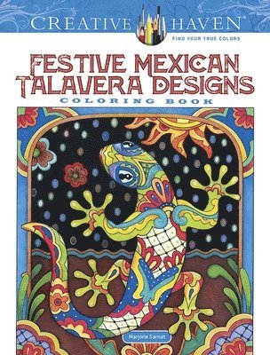 bokomslag Creative Haven Festive Mexican Talavera Designs Coloring Book