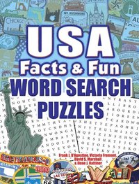 bokomslag USA Facts & Fun Word Search Puzzles