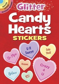 bokomslag Glitter Candy Hearts Stickers