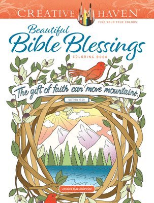 Creative Haven Beautiful Bible Blessings Coloring Book 1