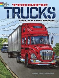 bokomslag Terrific Trucks Coloring Book