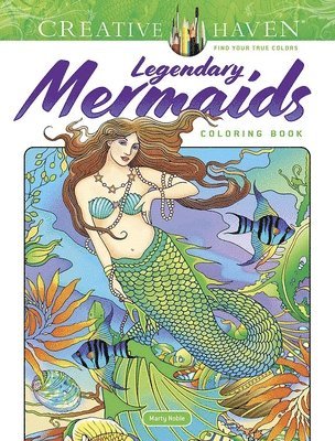 bokomslag Creative Haven Legendary Mermaids Coloring Book