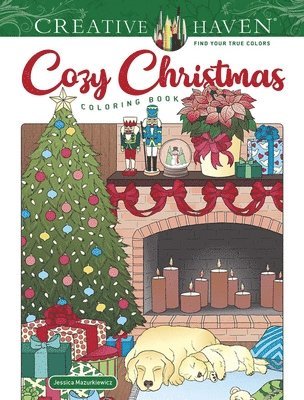 Creative Haven Cozy Christmas Coloring Book 1