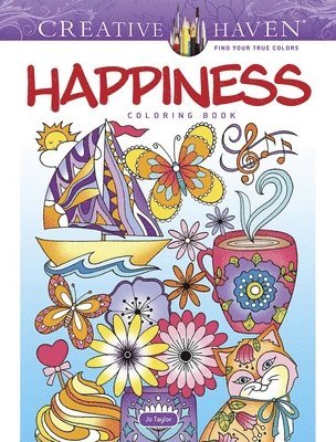 bokomslag Creative Haven Happiness Coloring Book