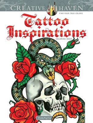 Creative Haven Tattoo Inspirations Coloring Book 1