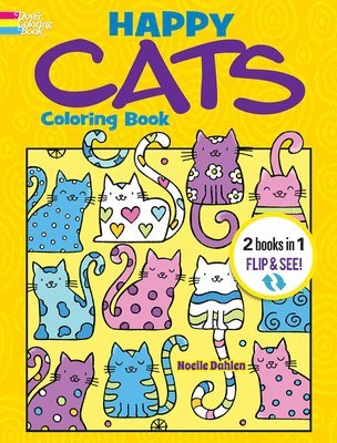 Happy Cats Coloring Book/Happy Cats Color by Number 1