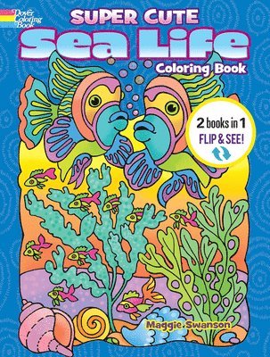 bokomslag Super Cute Sea Life Coloring Book/Super Cute Sea Life Color by Number