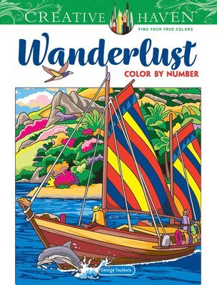Creative Haven Wanderlust Color by Number 1