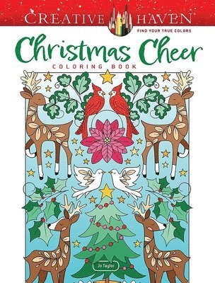 Creative Haven Christmas Cheer Coloring Book 1