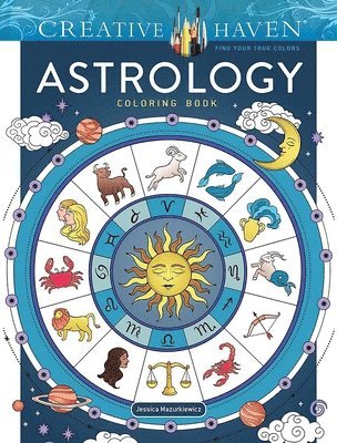 bokomslag Creative Haven Astrology Coloring Book