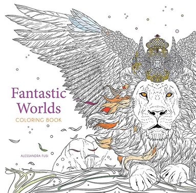Alessandra Fusi - Fantastic Worlds Coloring Book, Häftad