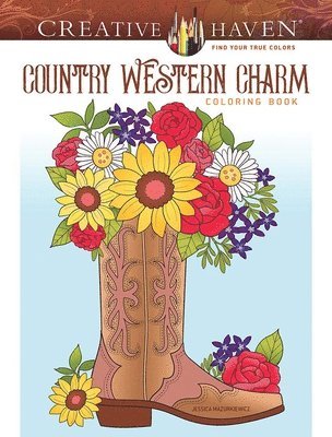 Creative Haven Country Western Charm Coloring Book 1