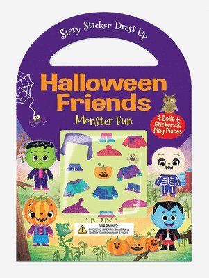 bokomslag Halloween Friends: Monster Fun: Story Sticker Dress-Up