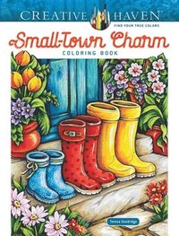 bokomslag Creative Haven Small-Town Charm Coloring Book